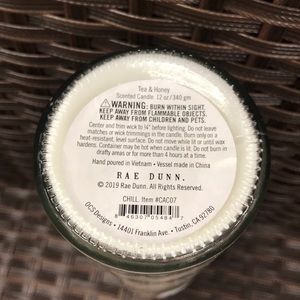 Other - Rae Dunn CHILL Candle Other - Rae Dunn CHILL Candle